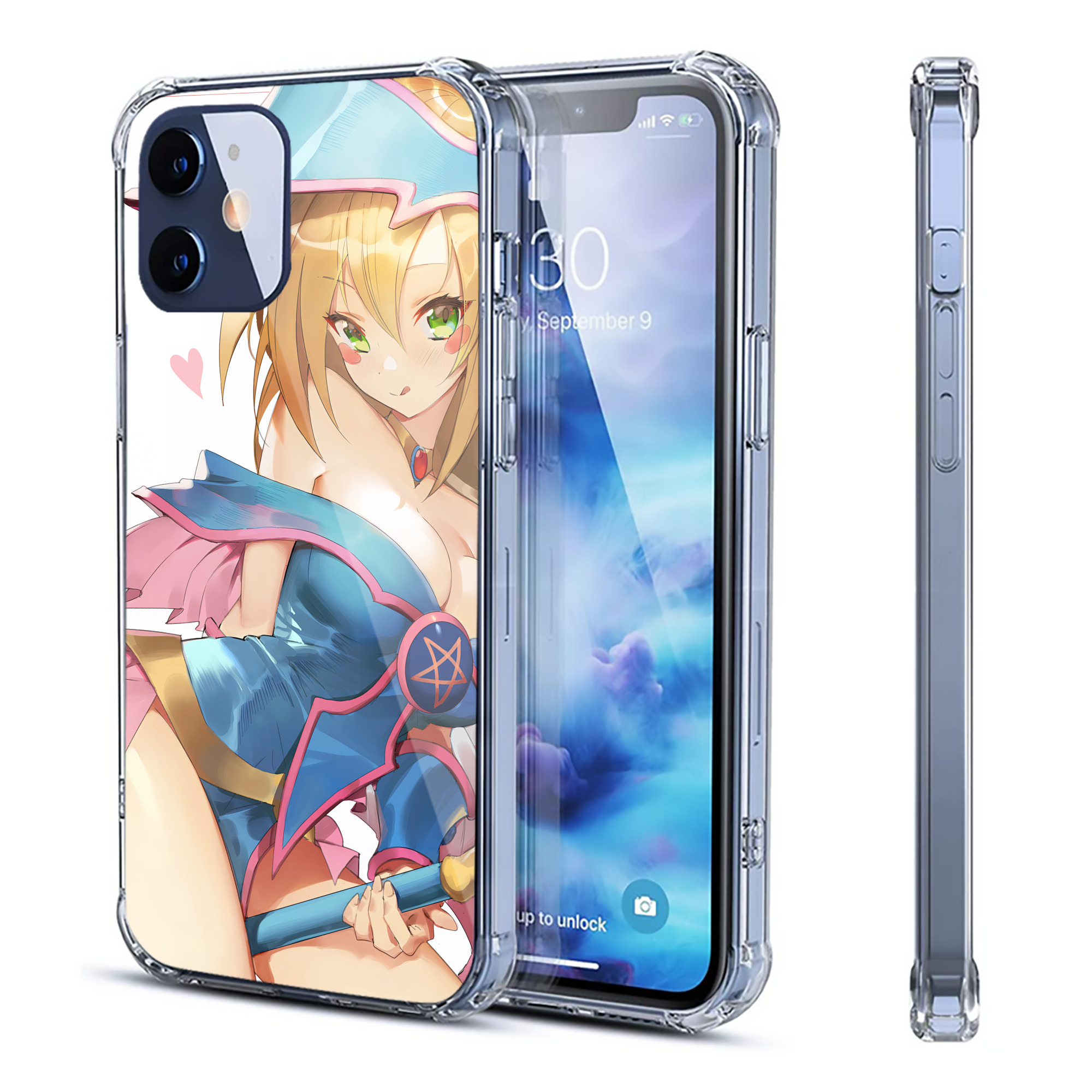 （画像用） 遊☆戯☆王 Yu-Gi-Oh! 【iPhone 12シリーズ対応】透明スマホケース（クリアソフトケース）